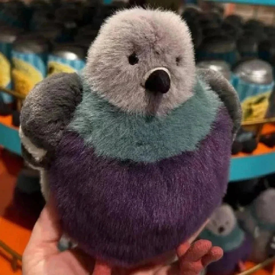 Pigeon Soft Toy, Fluffy Pigeon Plush Toy for Cuddling, Stuffed Animal Bird, 23 cm Cuddly Toy_05