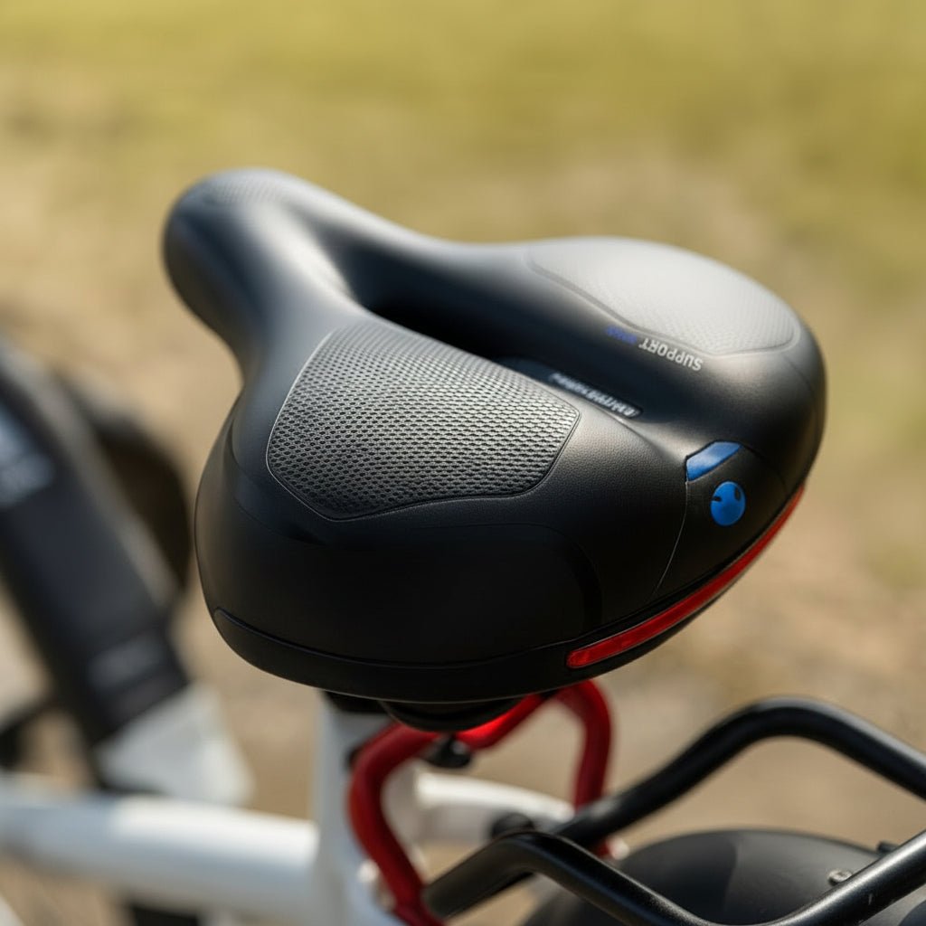 Suspension Bike Saddle, Comfortable Bike Seat with Foam Padding, Ergonomic Bicycle Seats, Bike Accessories