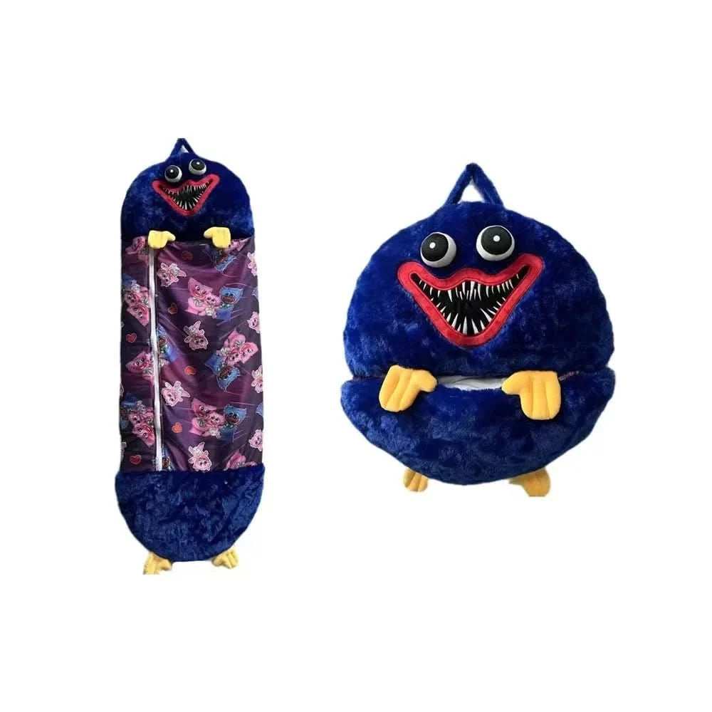 Kids Sleeping Bag with Plush Toy, Childrens Sleeping Bag and Soft Toy in One, Machine Washable Stuffed Animal_02