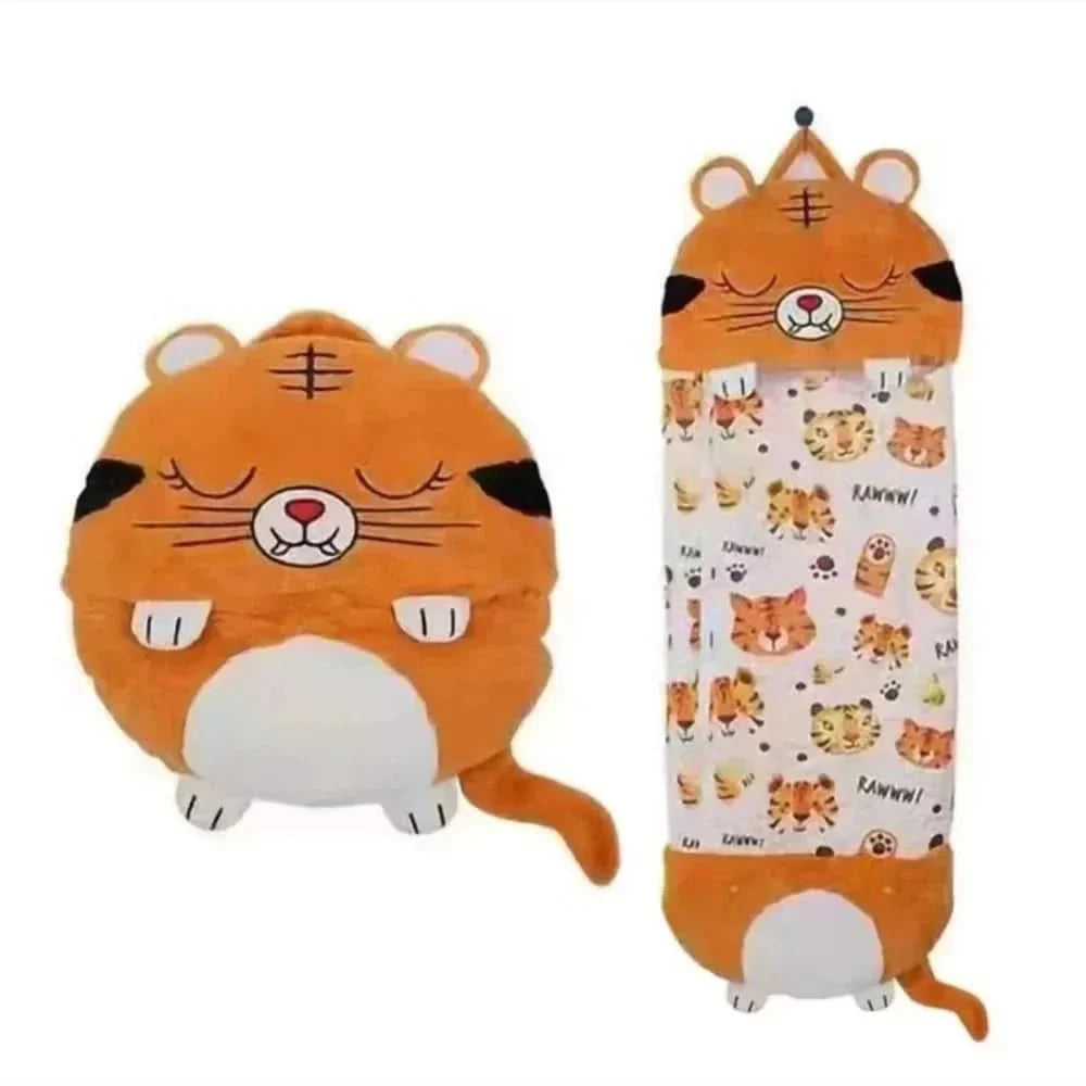 Kids Sleeping Bag with Plush Toy, Childrens Sleeping Bag and Soft Toy in One, Machine Washable Stuffed Animal_08