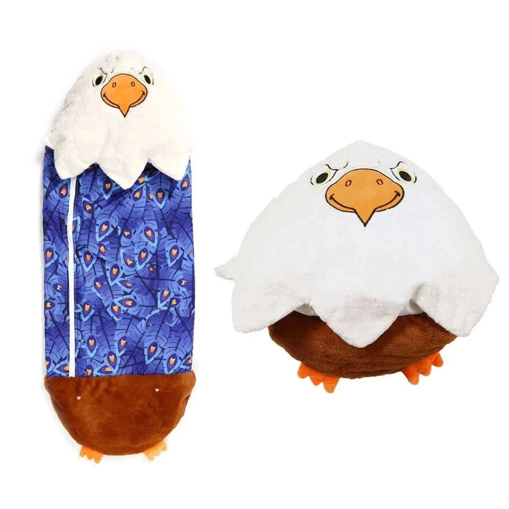 Kids Sleeping Bag with Plush Toy, Childrens Sleeping Bag and Soft Toy in One, Machine Washable Stuffed Animal_10