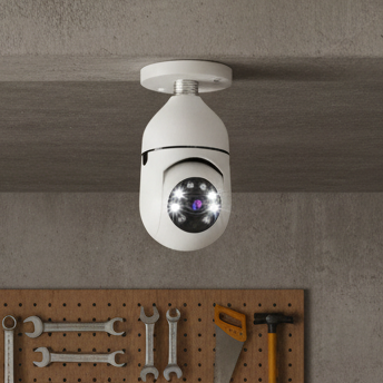 Home Security Camera WiFi, 360 Camera with Night Vision, CCTV Camera with Remote Access via Smartphone_00