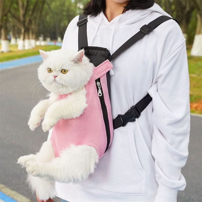 Cat Carrier Backpack, Dog Carrier Backpack for Small Dogs, Breathable Pet Carrier for Travel and Walks_02