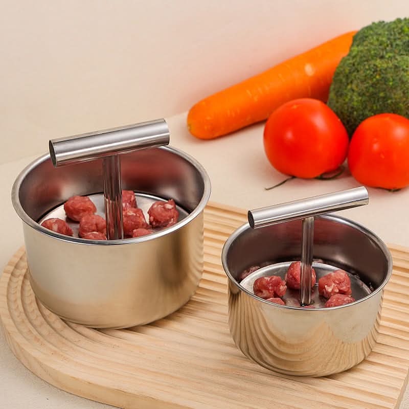 Meatball Maker Stainless Steel, Meatball Mould with 6 or 12 Holes, Kitchen Gadgets for Meat and Vegan Balls_02