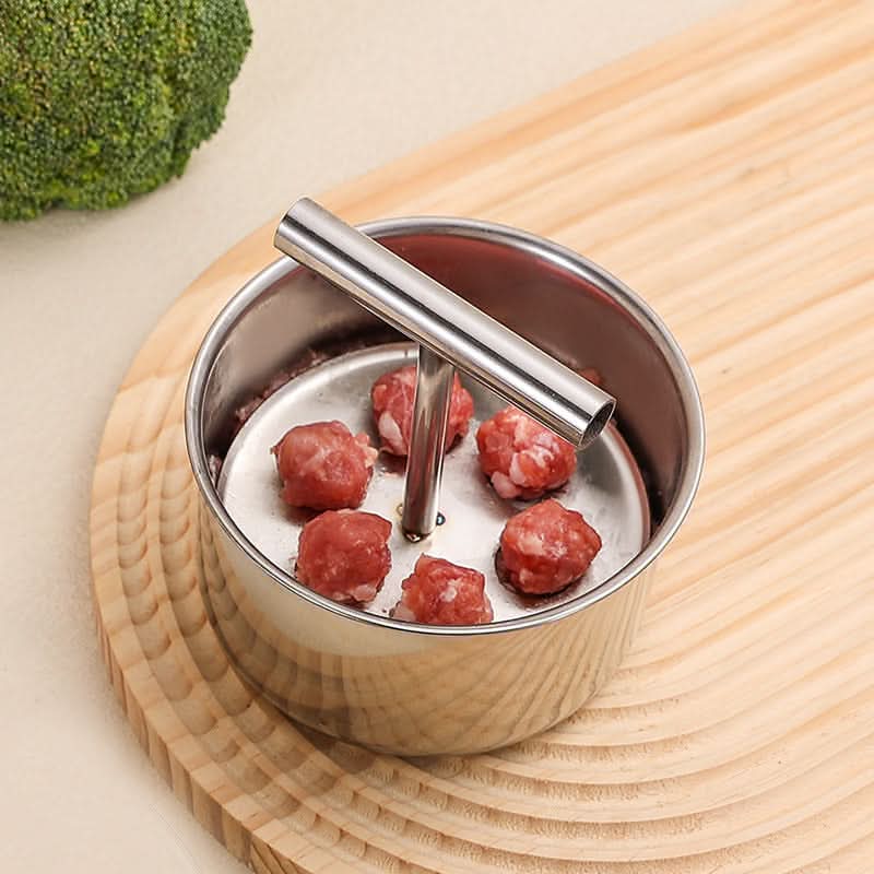 Meatball Maker Stainless Steel, Meatball Mould with 6 or 12 Holes, Kitchen Gadgets for Meat and Vegan Balls