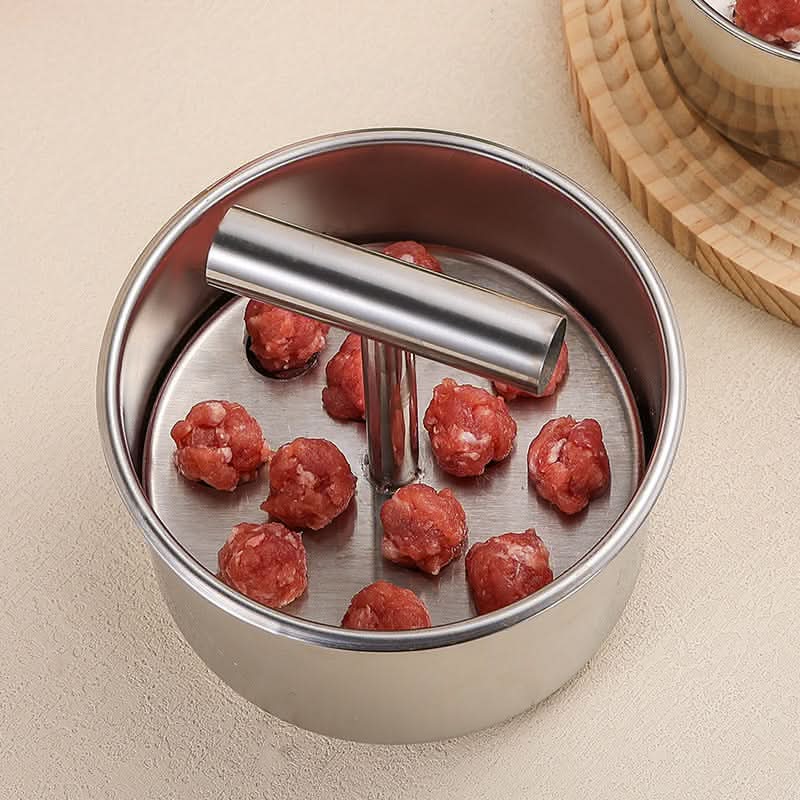 Meatball Maker Stainless Steel, Meatball Mould with 6 or 12 Holes, Kitchen Gadgets for Meat and Vegan Balls_05