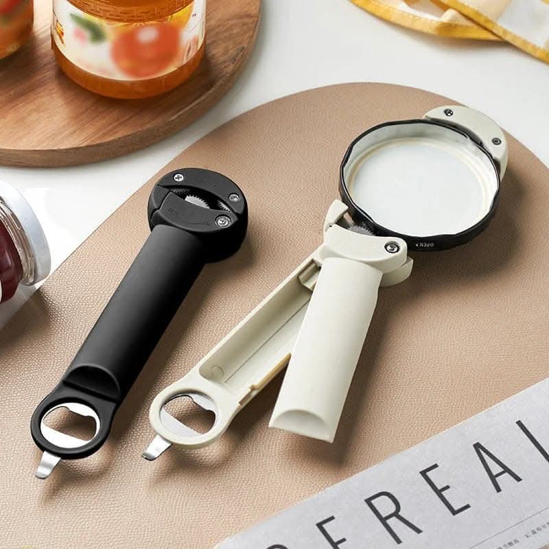 Bottle Opener, Adjustable Screw Cap Bottle Opener with Ergonomic Handle, Kitchen Gadgets and Kitchen Accessories