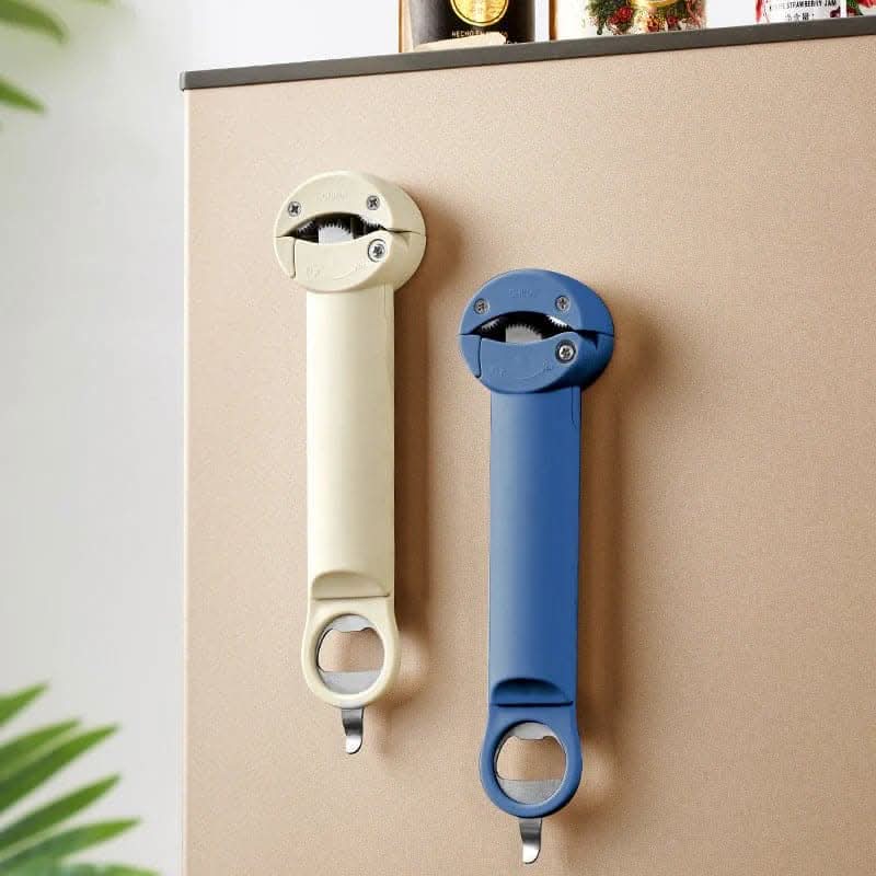 Bottle Opener, Adjustable Screw Cap Bottle Opener with Ergonomic Handle, Kitchen Gadgets and Kitchen Accessories