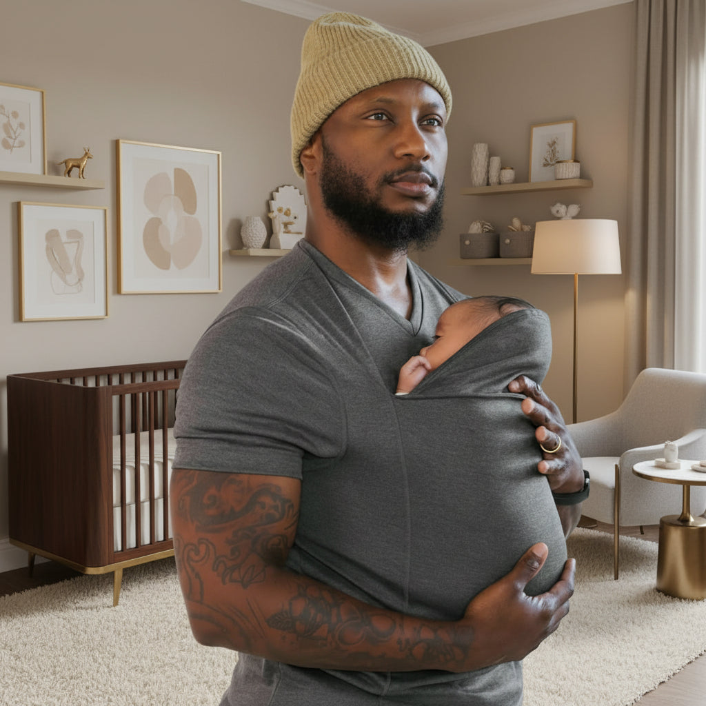 Baby Carrier T Shirt with Adjustable Straps, Ergonomic Baby Carrier Shirt for Mum and Dad, Babywearing Top_07
