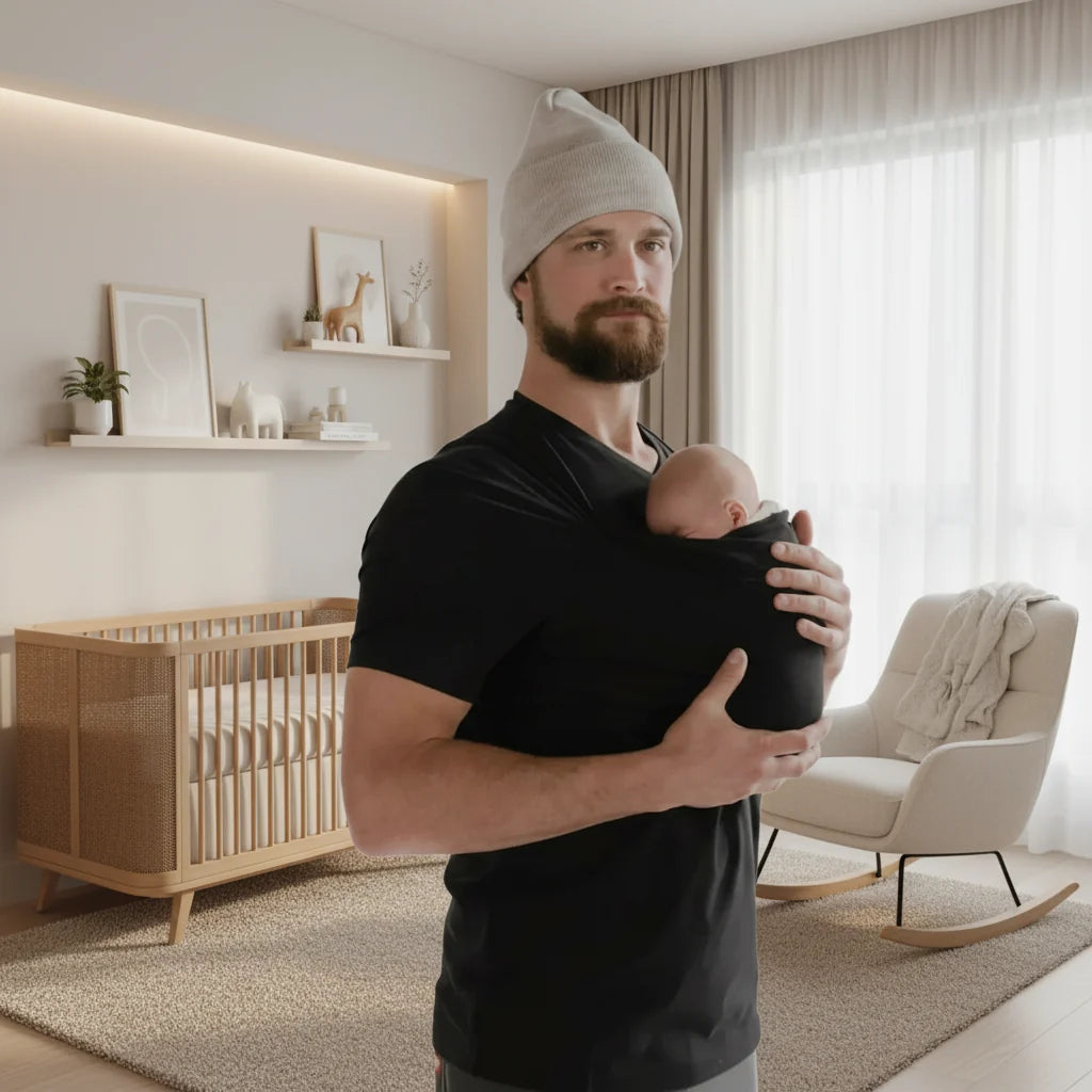 Baby Carrier T Shirt with Adjustable Straps, Ergonomic Baby Carrier Shirt for Mum and Dad, Babywearing Top_01