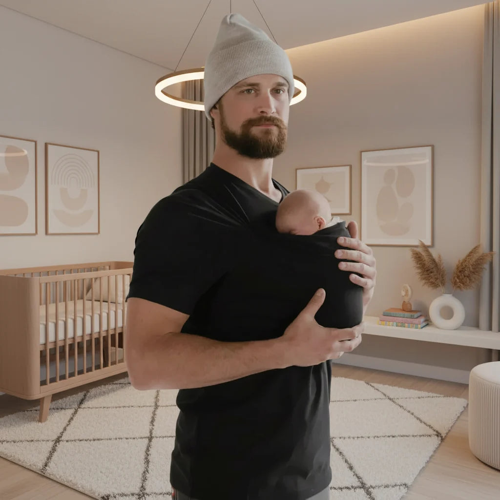 Baby Carrier T Shirt with Adjustable Straps, Ergonomic Baby Carrier Shirt for Mum and Dad, Babywearing Top_06