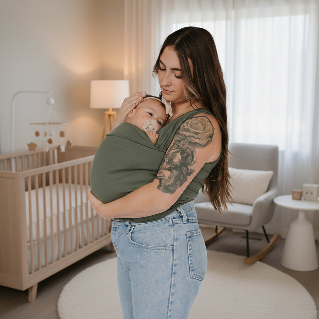 Baby Carrier T Shirt with Adjustable Straps, Ergonomic Baby Carrier Shirt for Mum and Dad, Babywearing Top_02