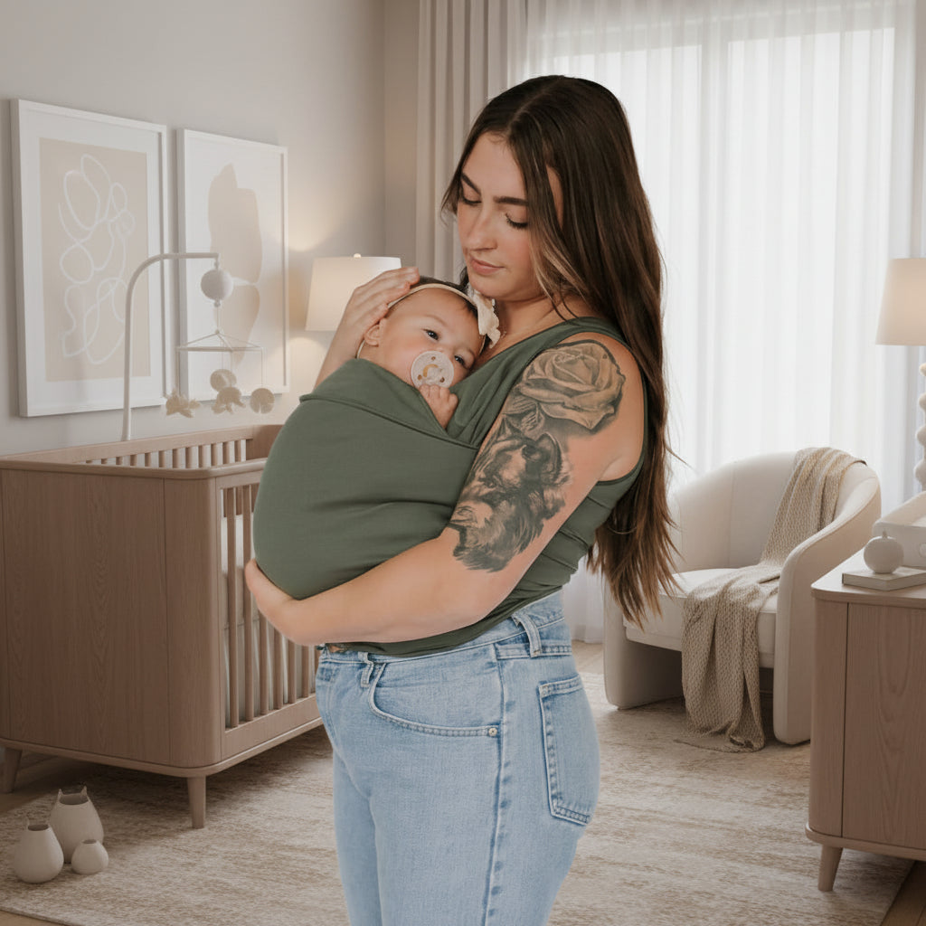 Baby Carrier T Shirt with Adjustable Straps, Ergonomic Baby Carrier Shirt for Mum and Dad, Babywearing Top_05