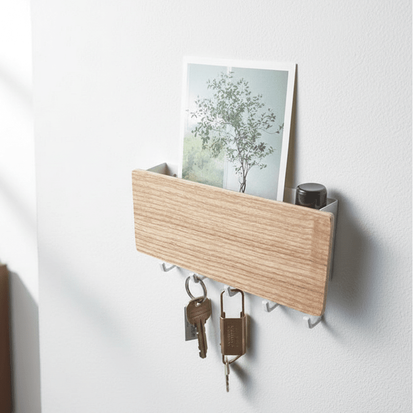Wooden Key Holder, Key Organiser for Keys and Small Essentials