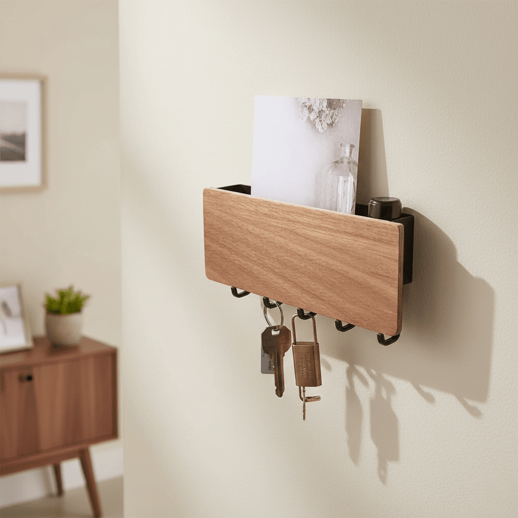 Wooden Key Holder, Key Organiser for Keys and Small Essentials – image 5
