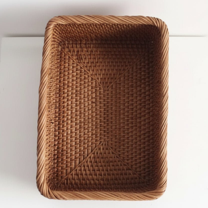 Wicker Baskets for Storage, Woven Storage Baskets in 3 Sizes, Rattan Look Blanket Basket for Living Room and Bathroom_05