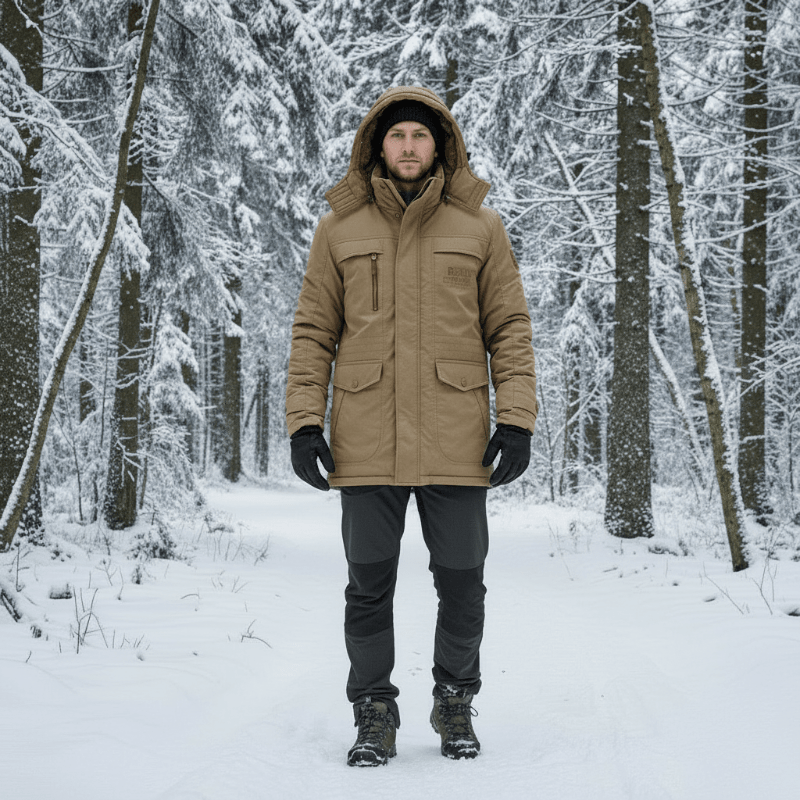 Womens Winter Coat with Fur Hood, Parka Coat Women with Fleece Lining, Windproof Padded Jacket Women_00