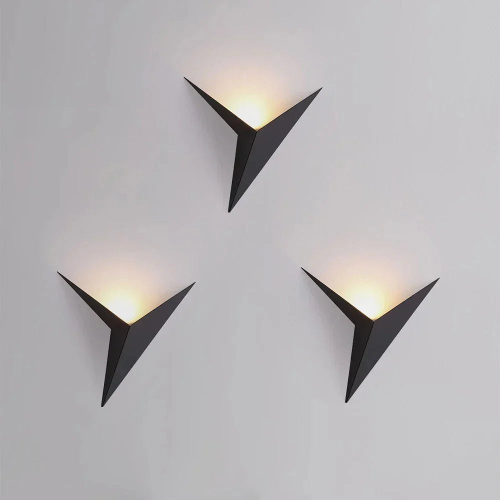 Living Room Wall Lights, Triangle LED Wall Light, Indoor Wall Sconce for Bedroom and Hallway, Modern LED Lighting_08