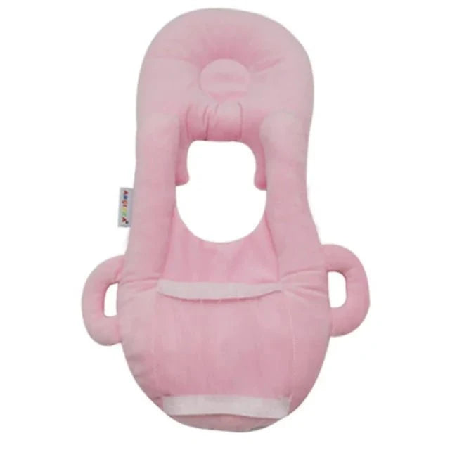 Nursing Pillow with Bottle Holder, Breastfeeding Pillow for Newborn, Newborn Feeding Pillow in Crystal Velvet_06