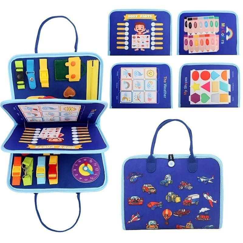 Montessori Busy Book, Sensory Book with Colours and Shapes, Montessori Toys for 2 Year Olds, Toys for 3 Year Olds_11